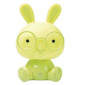NEW Kawaii Yellow Bunny with Glasses Table Lamp for Kids Room or Nursery